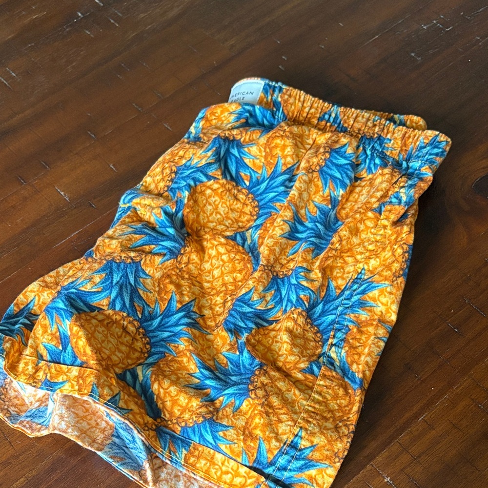 American Eagle Outfitters Orange Pineapple Shorts